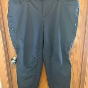 Duluth Trading Company Straight Leg Pants, Navy Blue, Size 20w x 29